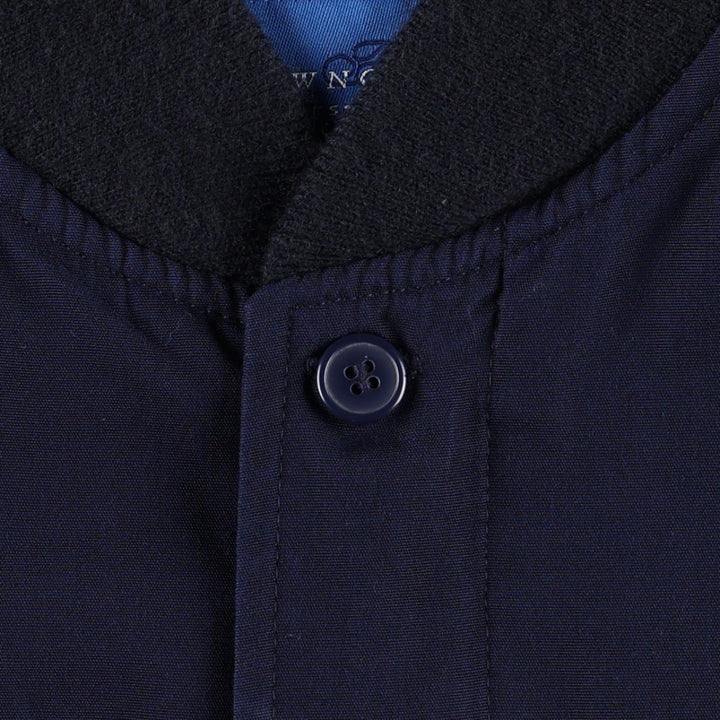 80s-90'S Town Craft Derby Jacket Cup Shoulder Jacket Men's Size L cotton navy blue type Vintage Second Hand