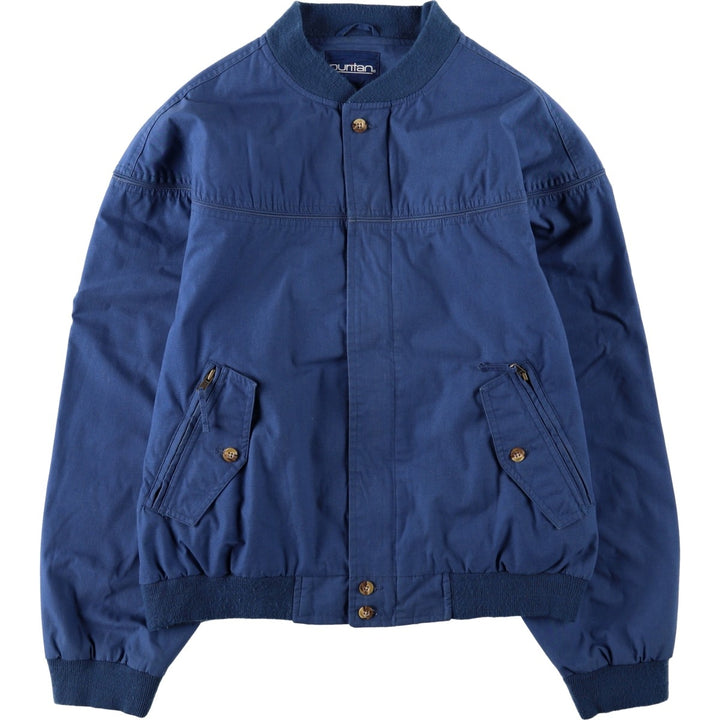 90'S Puritan Derby Jacket, Cup Shoulder Jacket, Men's Size M cotton blue type Vintage Second Hand