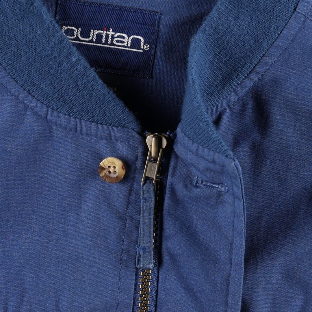 90'S Puritan Derby Jacket, Cup Shoulder Jacket, Men's Size M cotton blue type Vintage Second Hand
