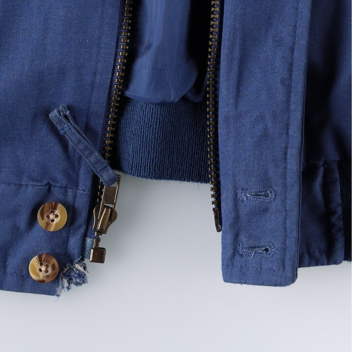 90'S Puritan Derby Jacket, Cup Shoulder Jacket, Men's Size M cotton blue type Vintage Second Hand