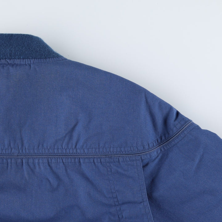 90'S Puritan Derby Jacket, Cup Shoulder Jacket, Men's Size M cotton blue type Vintage Second Hand