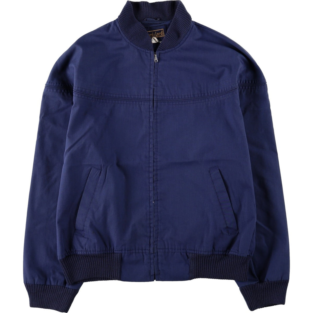Lord and Lord Derby Jacket Cup Shoulder Jacket Men's Size M cotton navy blue type Vintage Second Hand