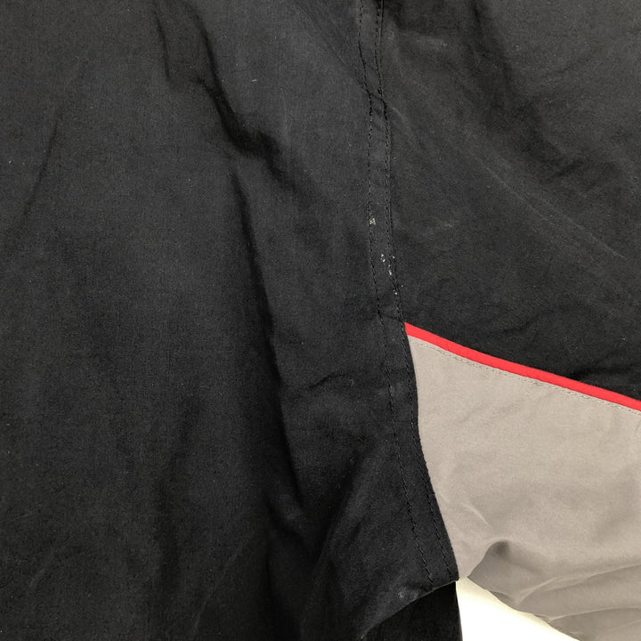 00s~ Reebok Windbreaker Men's L size cotton black type Vintage Second Hand