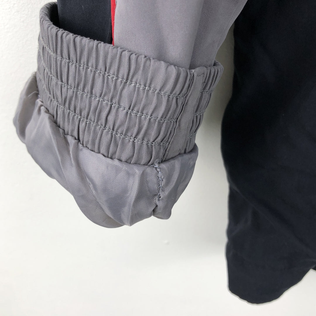 00s~ Reebok Windbreaker Men's L size cotton black type Vintage Second Hand