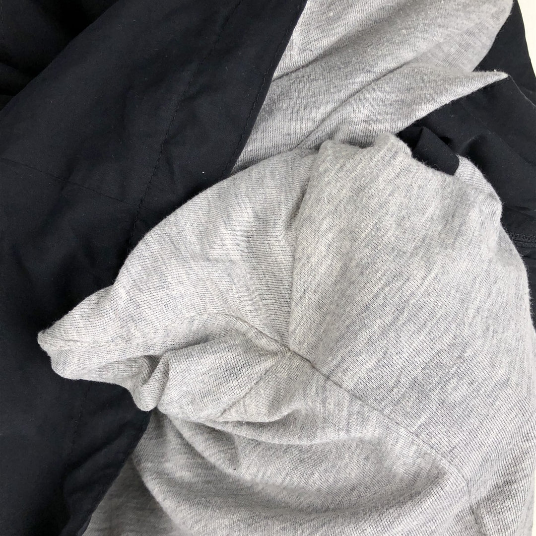 00s~ Reebok Windbreaker Men's L size cotton black type Vintage Second Hand
