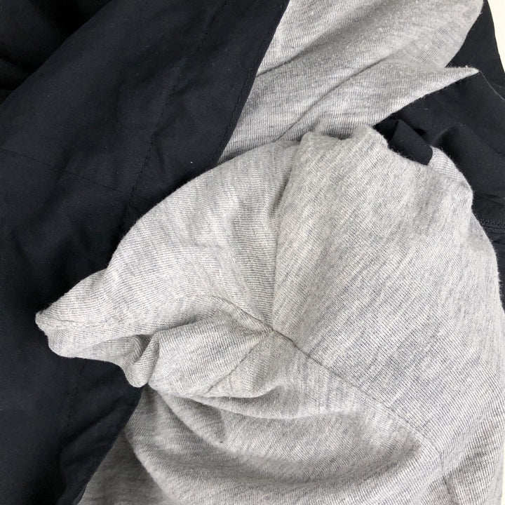 00s~ Reebok Windbreaker Men's L size cotton black type Vintage Second Hand