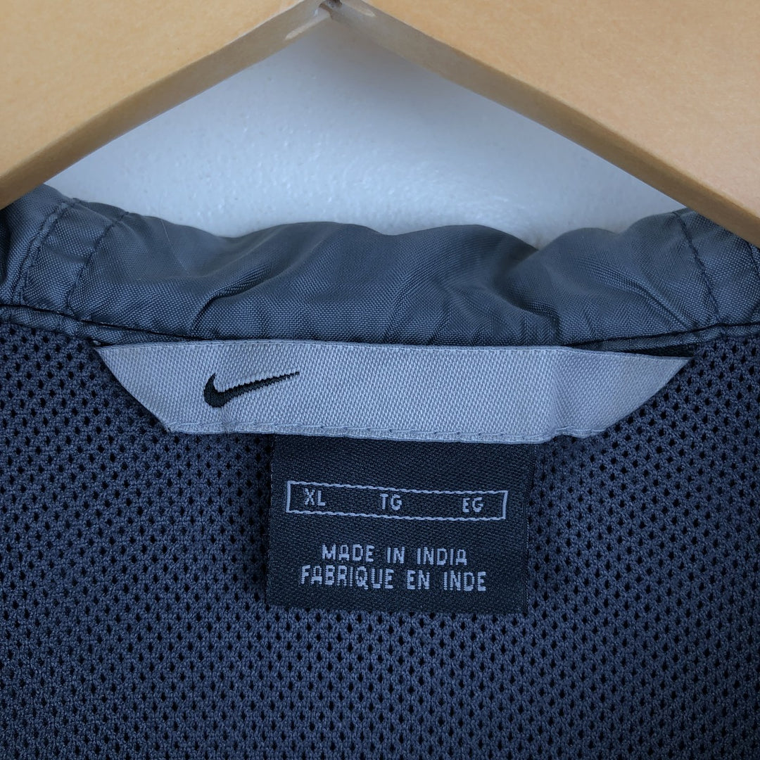 00'S Nike Anorak Parka Men's XL size Nylon black type Vintage Second Hand
