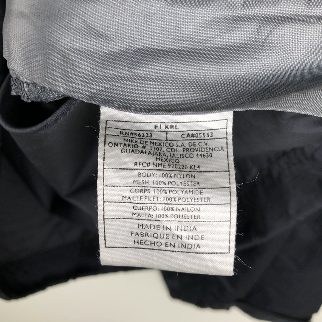 00'S Nike Anorak Parka Men's XL size Nylon black type Vintage Second Hand