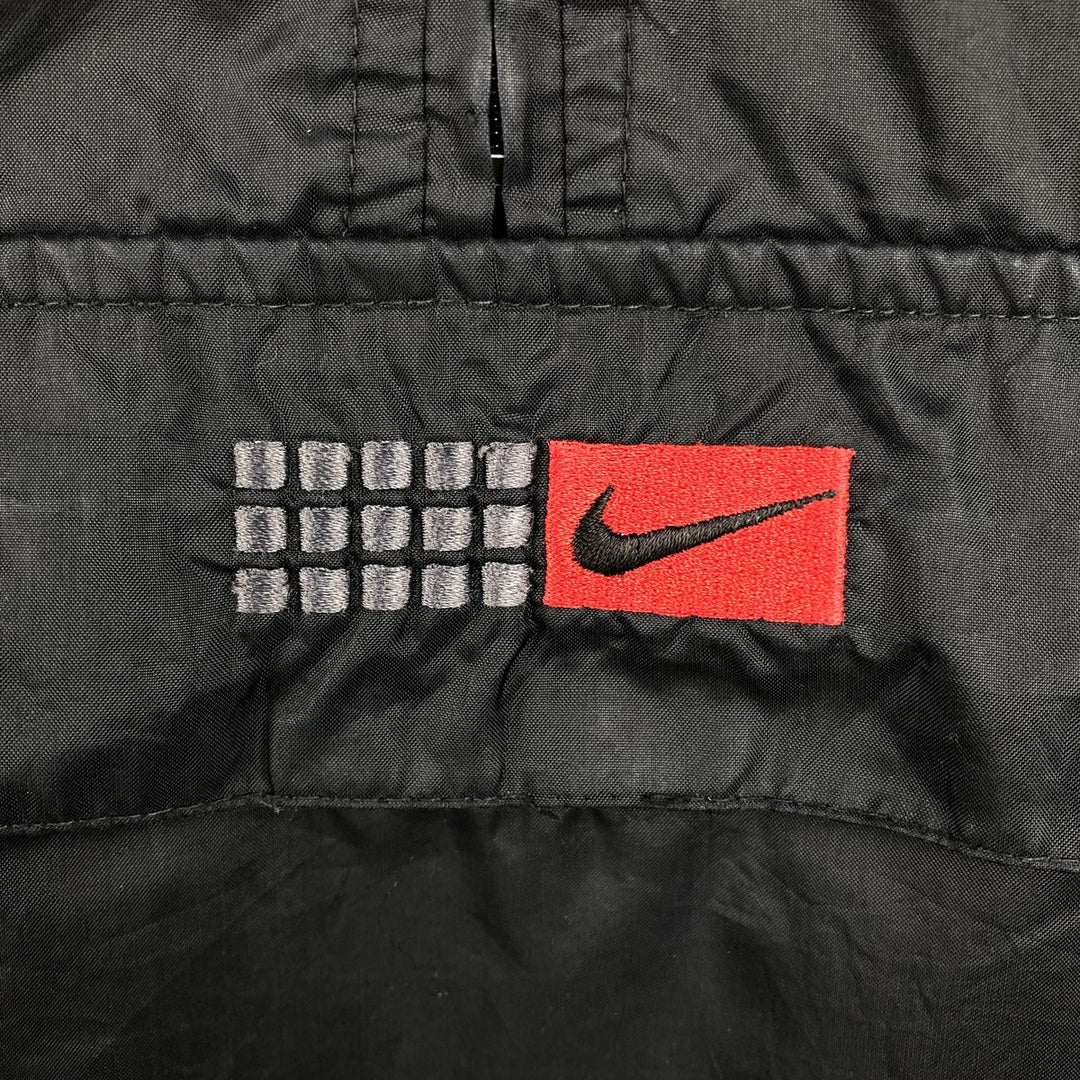00'S Nike Anorak Parka Men's XL size Nylon black type Vintage Second Hand