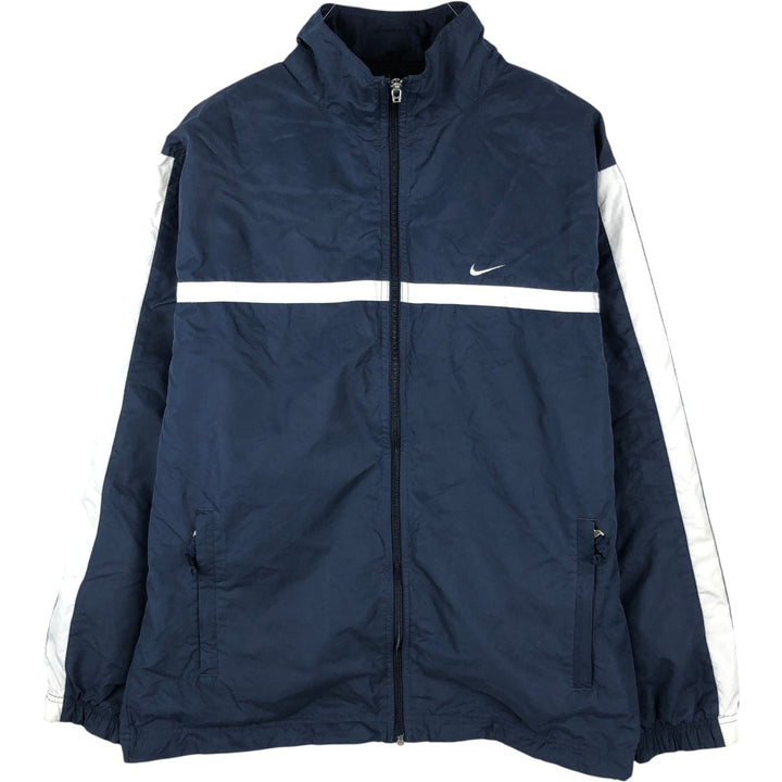 90s-00'S Nike Anorak Jacket, Men's Size M (approx.) polyester navy blue type Vintage Second Hand