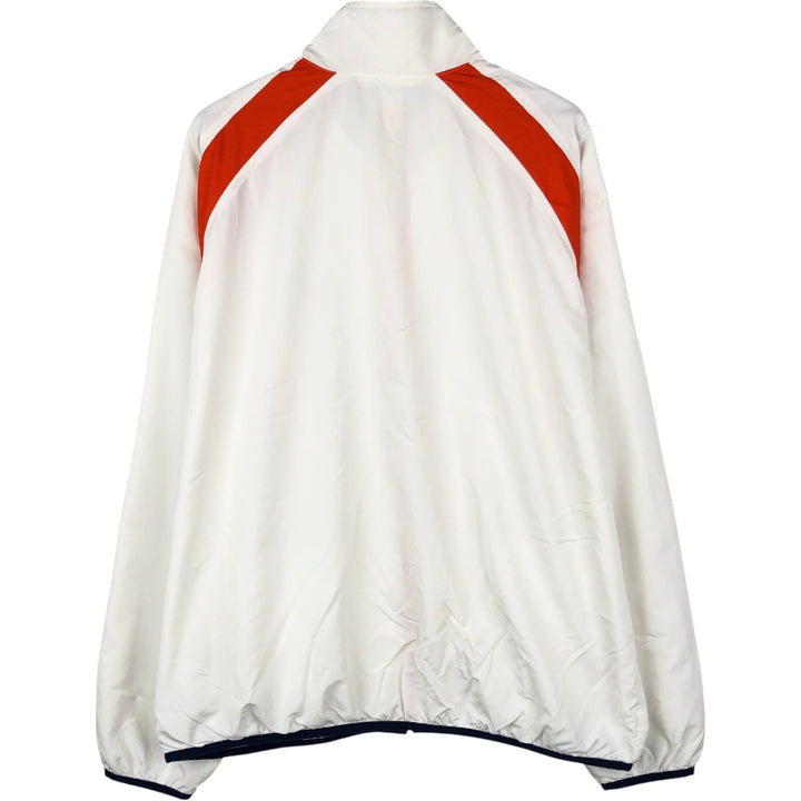 00'S adidas windbreaker, men's size L polyester white type Vintage Second Hand
