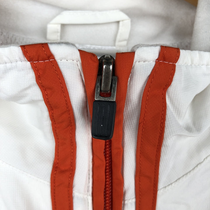 00'S adidas windbreaker, men's size L polyester white type Vintage Second Hand