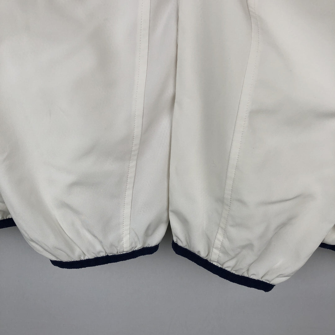 00'S adidas windbreaker, men's size L polyester white type Vintage Second Hand