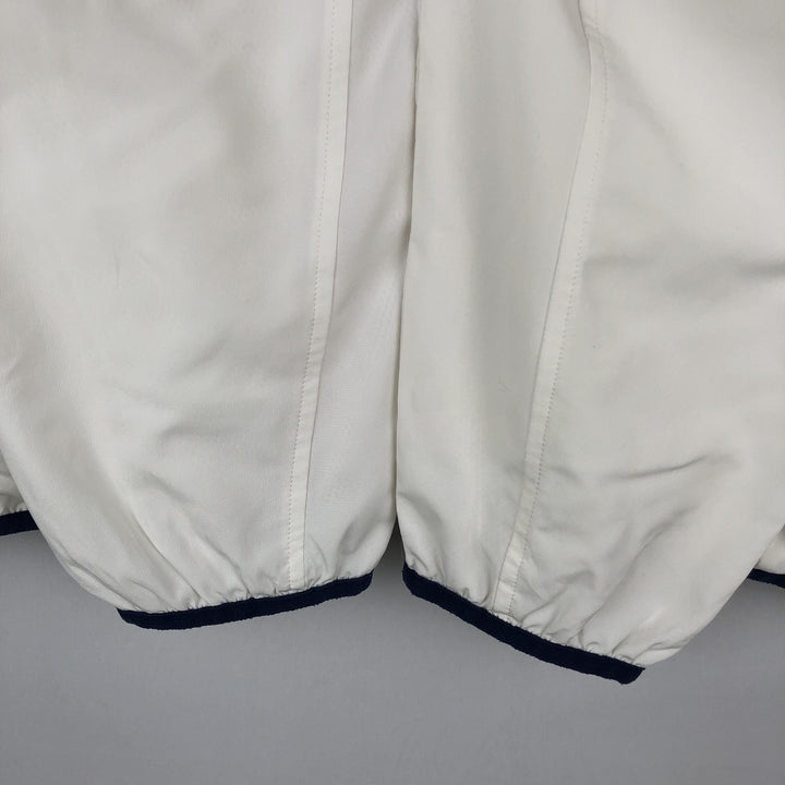 00'S adidas windbreaker, men's size L polyester white type Vintage Second Hand