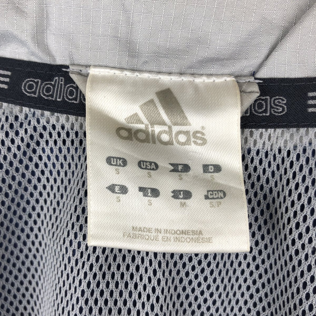 00'S Adidas nylon jacket, men's size S Nylon navy blue type Vintage Second Hand