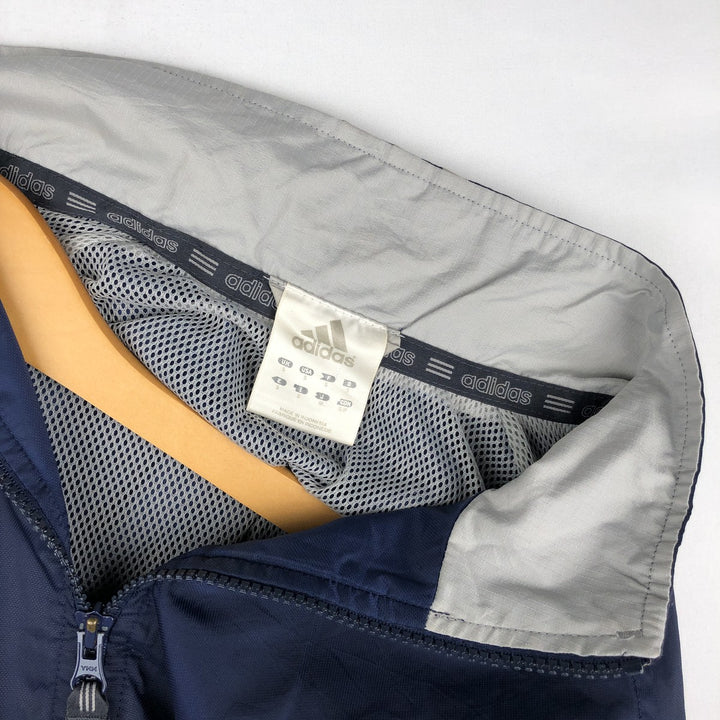 00'S Adidas nylon jacket, men's size S Nylon navy blue type Vintage Second Hand
