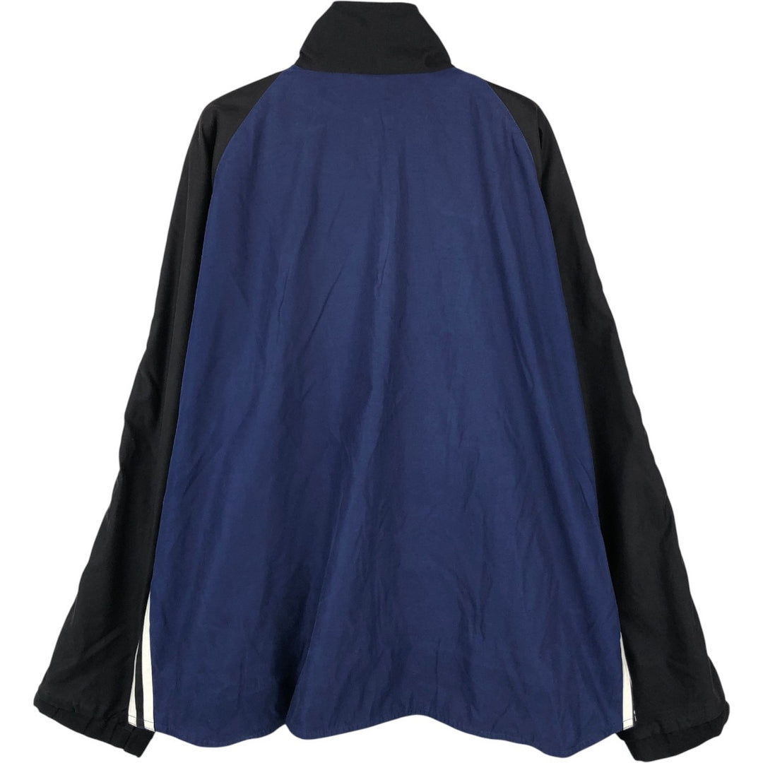 00'S adidas windbreaker men's XL size polyester blue type Vintage Second Hand