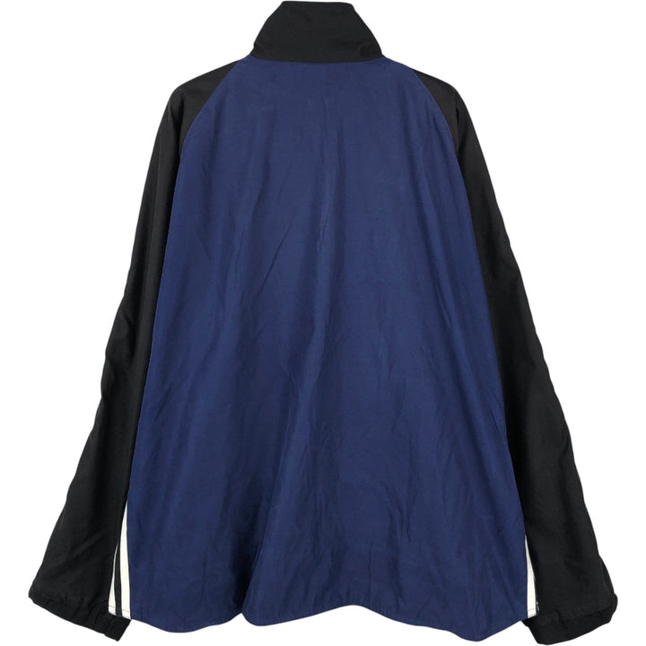 00'S adidas windbreaker men's XL size polyester blue type Vintage Second Hand