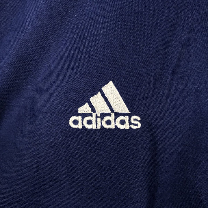 00'S adidas windbreaker men's XL size polyester blue type Vintage Second Hand