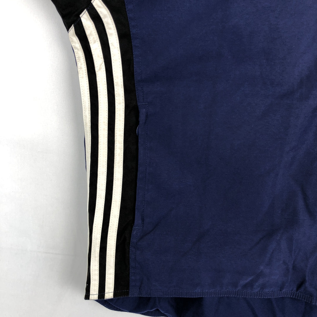 00'S adidas windbreaker men's XL size polyester blue type Vintage Second Hand
