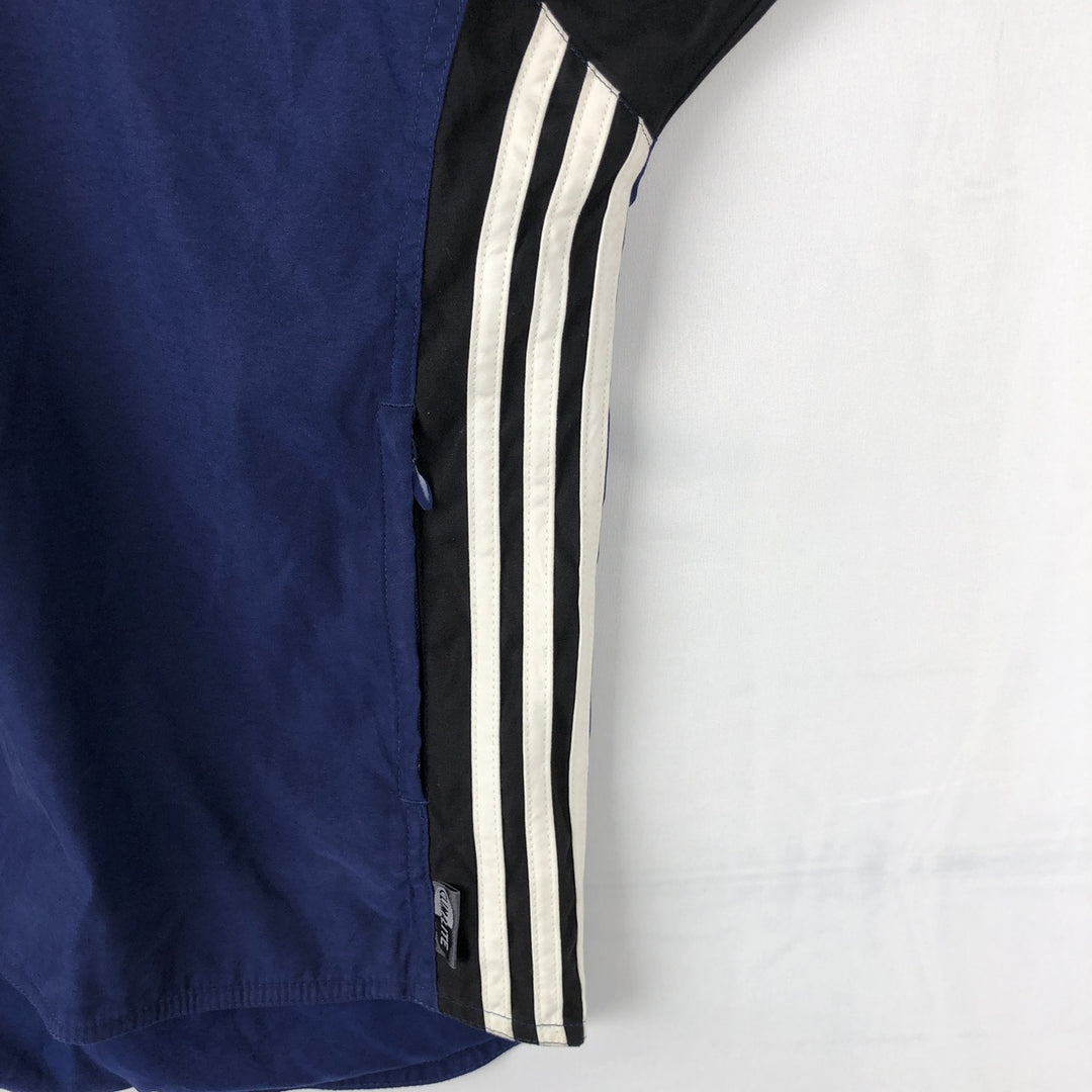 00'S adidas windbreaker men's XL size polyester blue type Vintage Second Hand