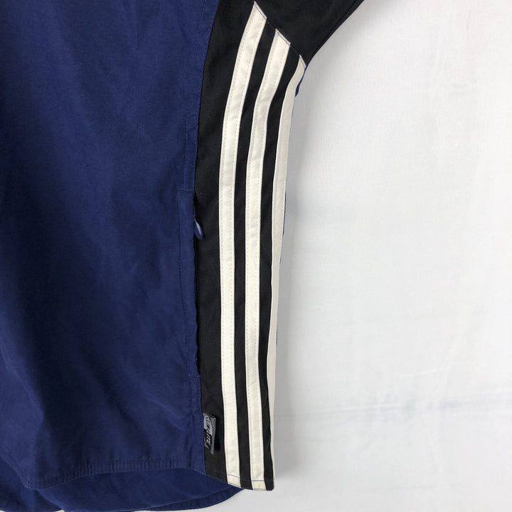 00'S adidas windbreaker men's XL size polyester blue type Vintage Second Hand