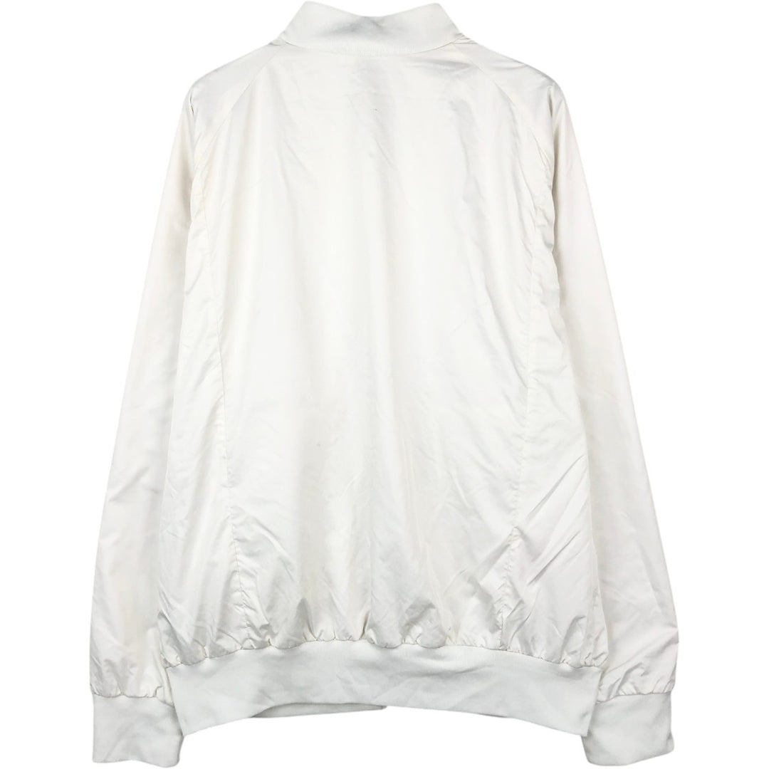 2000'S Adidas Trefoil Logo Windbreaker, Men's Size XL (approx.) polyester white type Vintage Second Hand