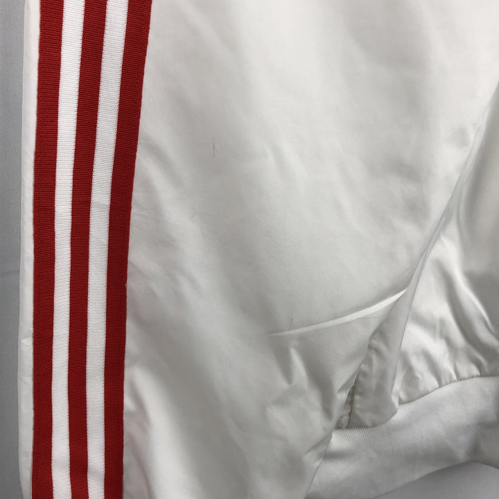 2000'S Adidas Trefoil Logo Windbreaker, Men's Size XL (approx.) polyester white type Vintage Second Hand