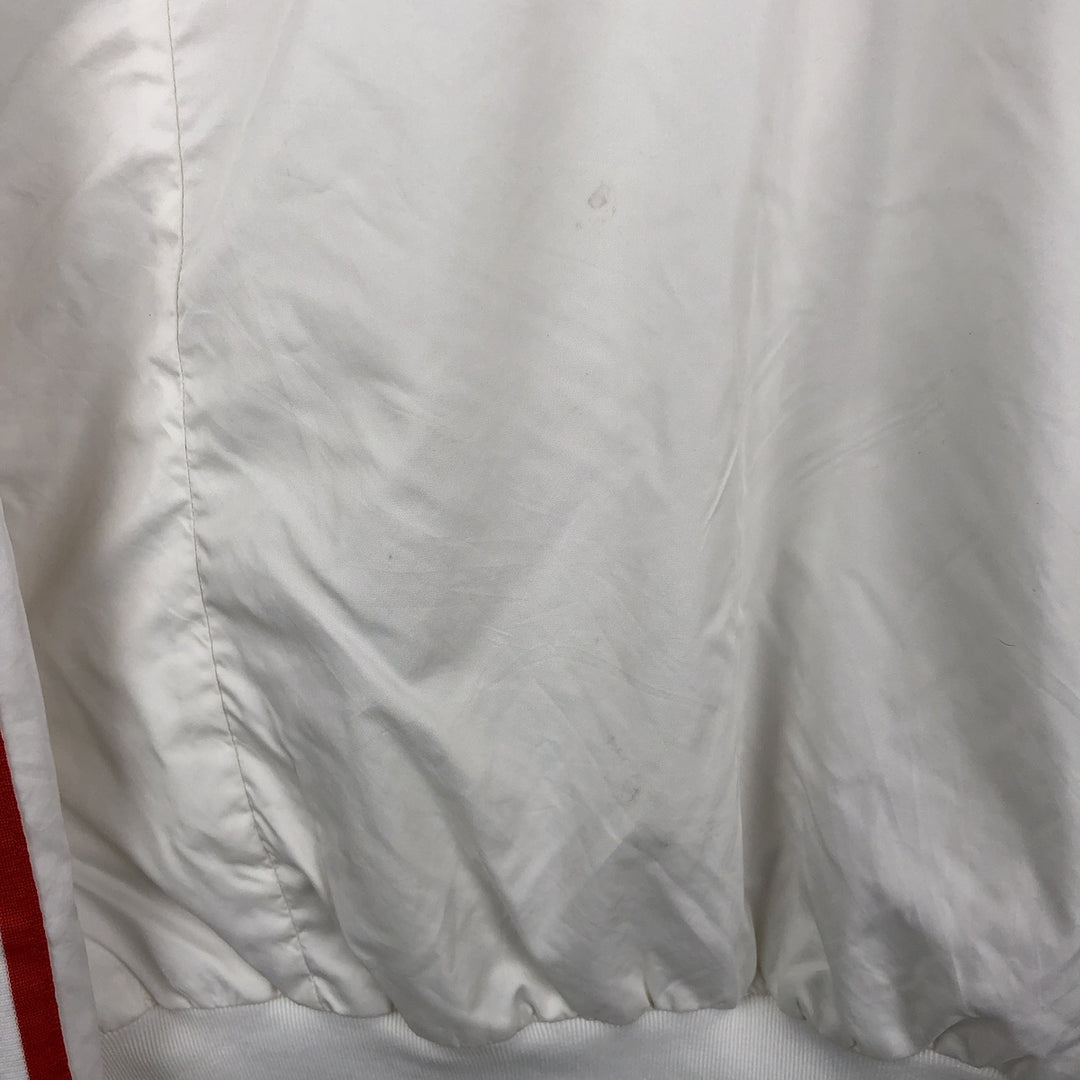 2000'S Adidas Trefoil Logo Windbreaker, Men's Size XL (approx.) polyester white type Vintage Second Hand