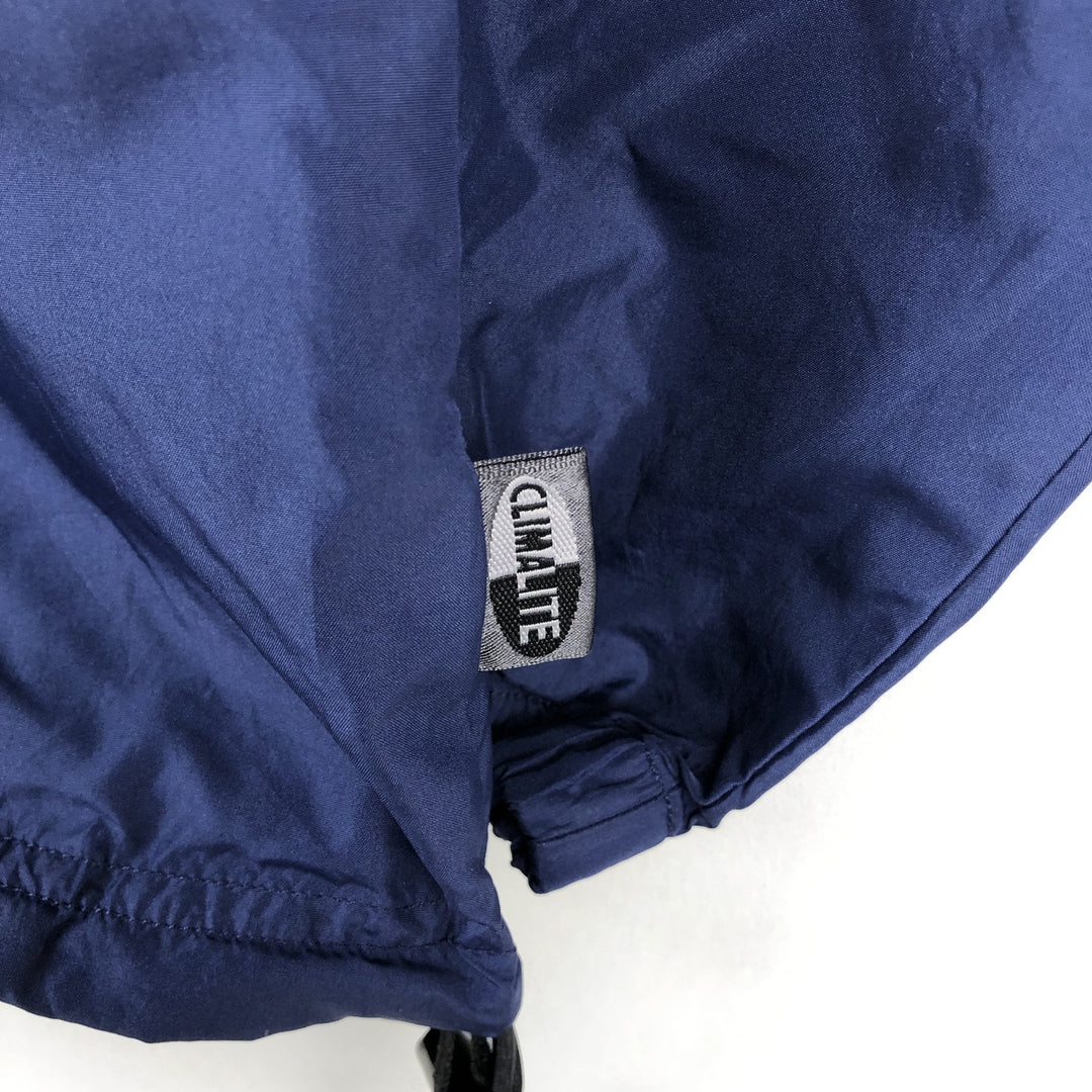 Vintage 90'S Adidas hooded windbreaker, size L, men's polyester navy blue type Vintage Second Hand