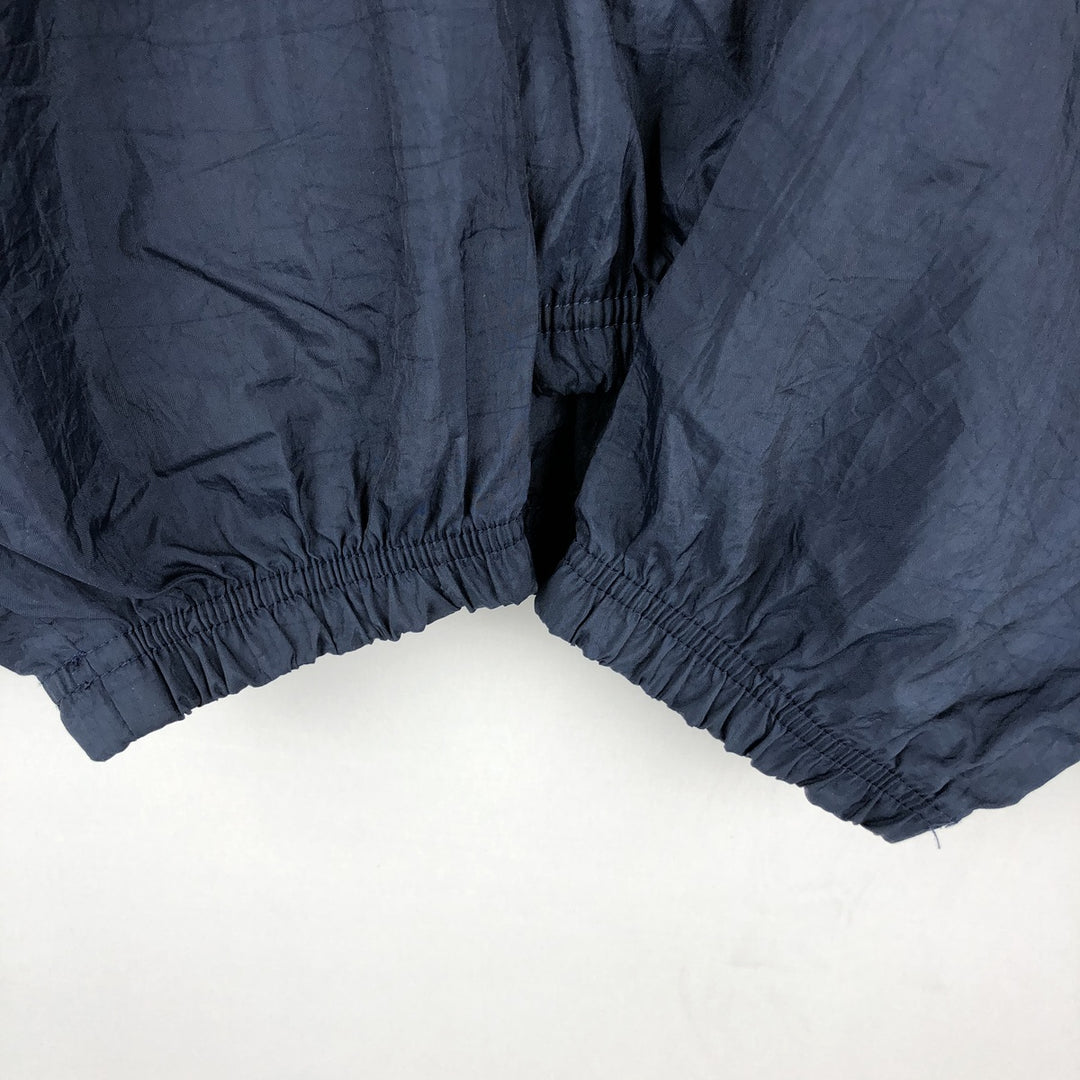 90'S Reebok nylon jacket, men's XL size, vintage Nylon navy blue type Vintage Second Hand