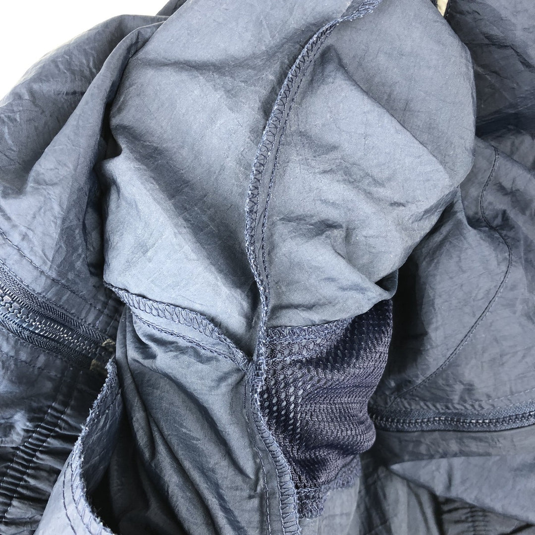90'S Reebok nylon jacket, men's XL size, vintage Nylon navy blue type Vintage Second Hand
