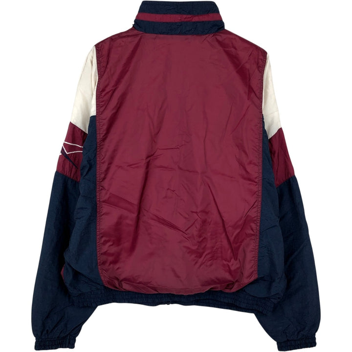 Reebok nylon jacket, men's size XL (approx.) Nylon burgundy type Vintage Second Hand
