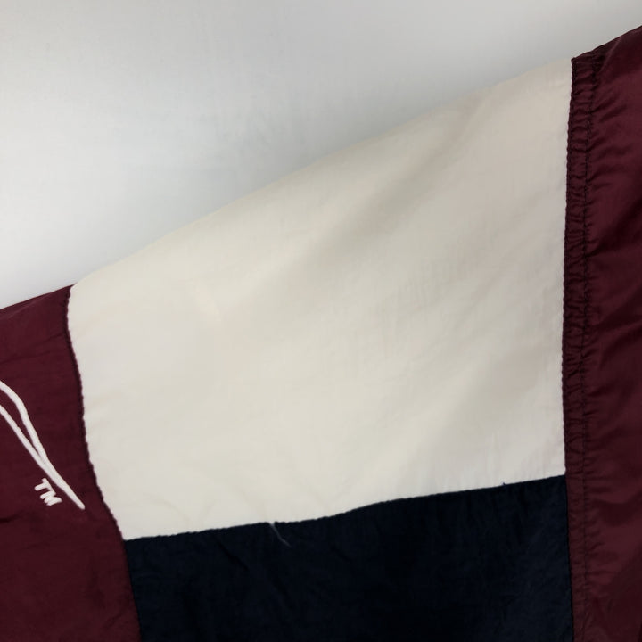 Reebok nylon jacket, men's size XL (approx.) Nylon burgundy type Vintage Second Hand