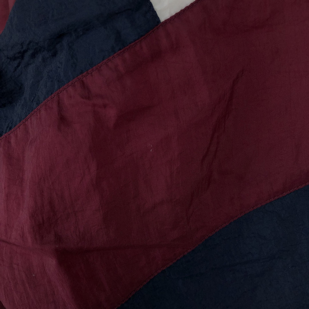Reebok nylon jacket, men's size XL (approx.) Nylon burgundy type Vintage Second Hand