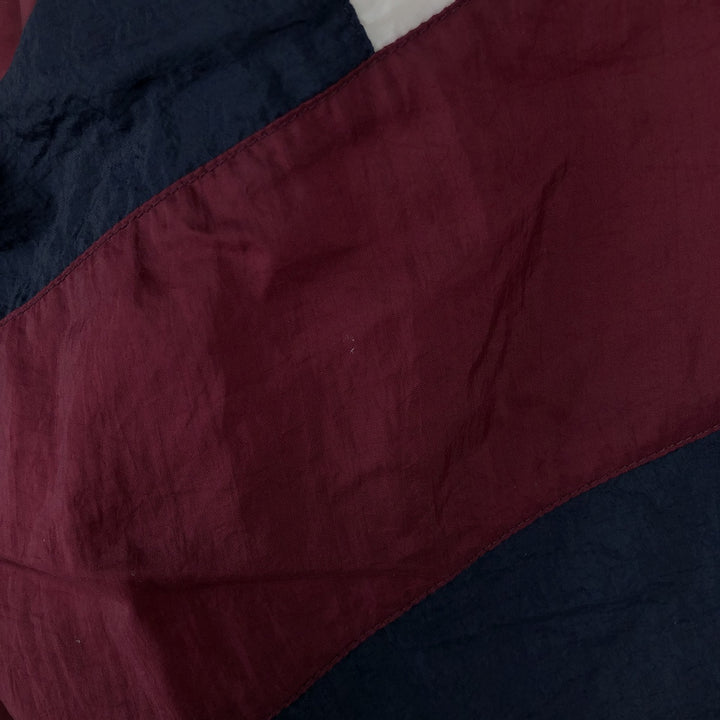 Reebok nylon jacket, men's size XL (approx.) Nylon burgundy type Vintage Second Hand