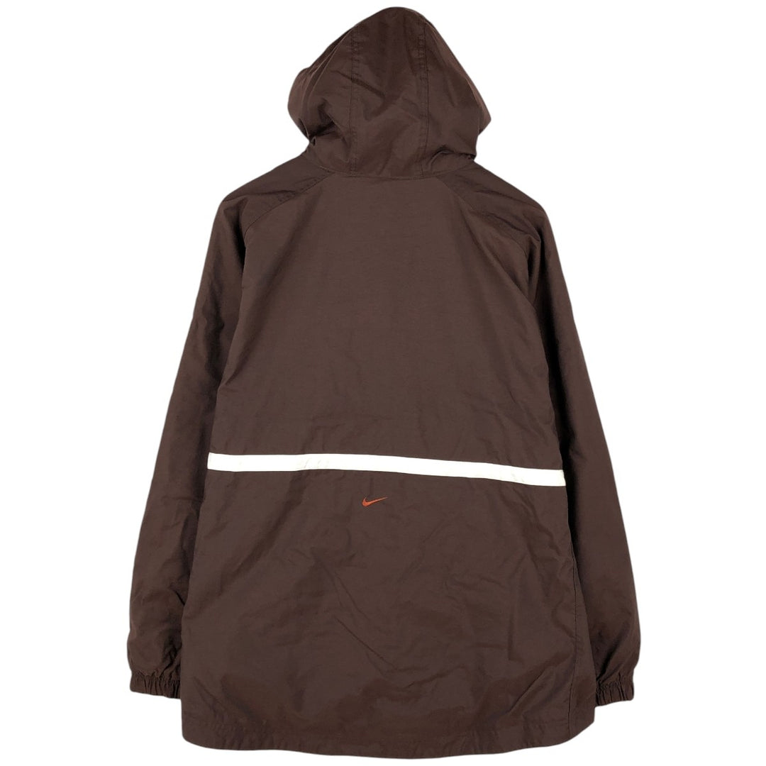 Nike NIKE Nylon Parka, Men's Size L (approx.) Nylon brown type Vintage Second Hand