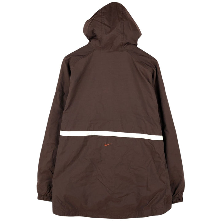 Nike NIKE Nylon Parka, Men's Size L (approx.) Nylon brown type Vintage Second Hand