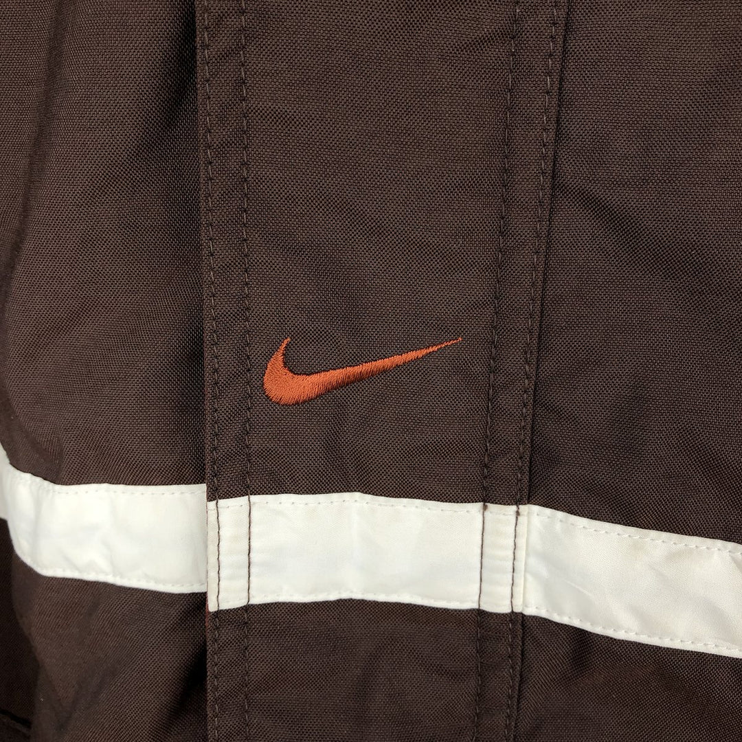 Nike NIKE Nylon Parka, Men's Size L (approx.) Nylon brown type Vintage Second Hand