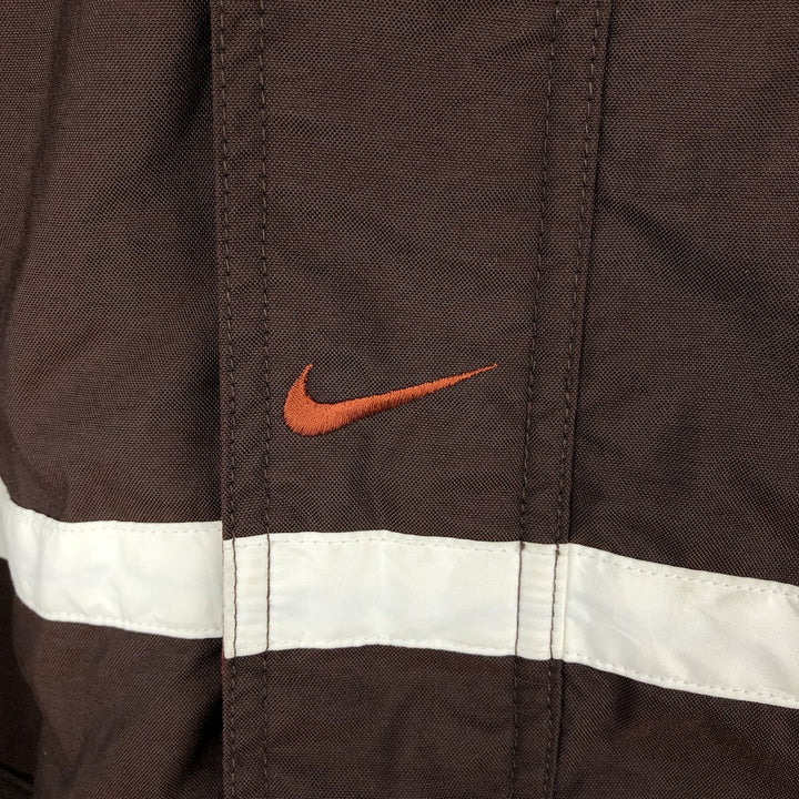 Nike NIKE Nylon Parka, Men's Size L (approx.) Nylon brown type Vintage Second Hand