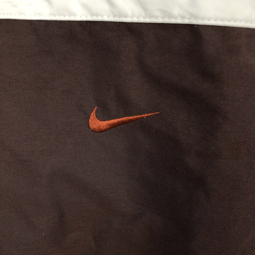 Nike NIKE Nylon Parka, Men's Size L (approx.) Nylon brown type Vintage Second Hand