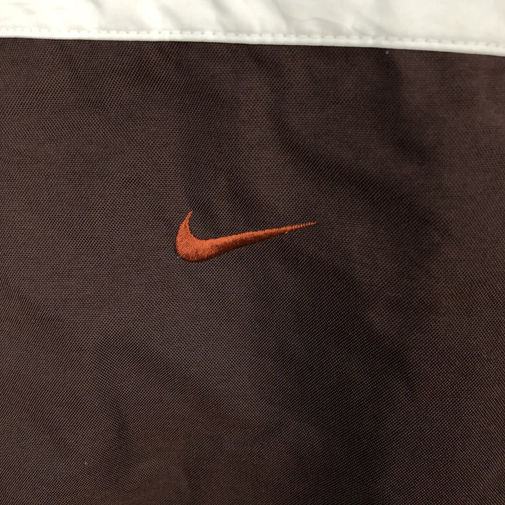 Nike NIKE Nylon Parka, Men's Size L (approx.) Nylon brown type Vintage Second Hand