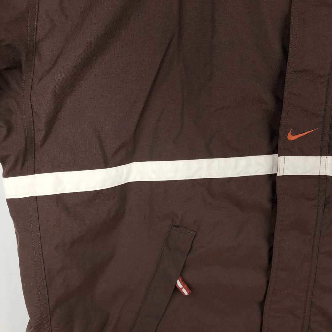Nike NIKE Nylon Parka, Men's Size L (approx.) Nylon brown type Vintage Second Hand