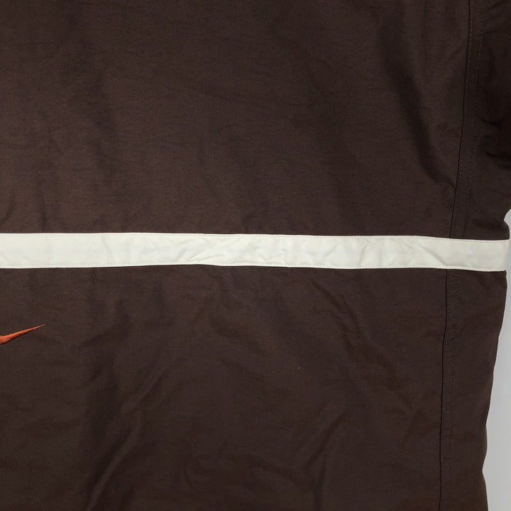 Nike NIKE Nylon Parka, Men's Size L (approx.) Nylon brown type Vintage Second Hand