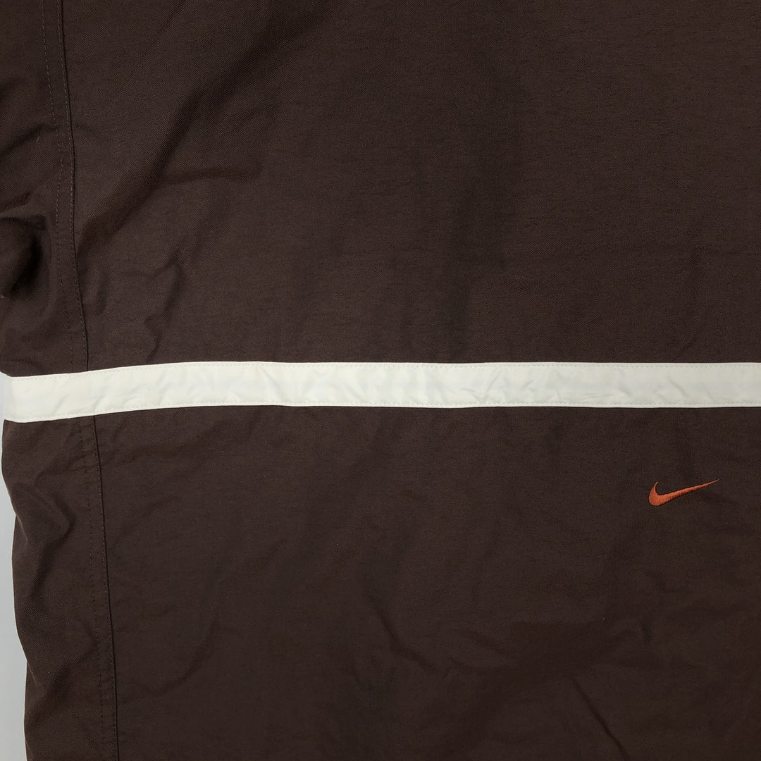 Nike NIKE Nylon Parka, Men's Size L (approx.) Nylon brown type Vintage Second Hand