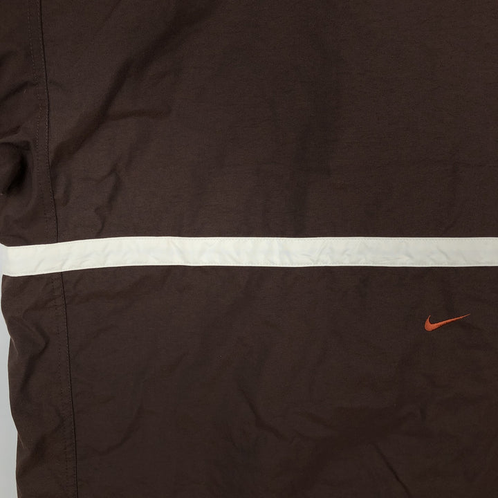 Nike NIKE Nylon Parka, Men's Size L (approx.) Nylon brown type Vintage Second Hand