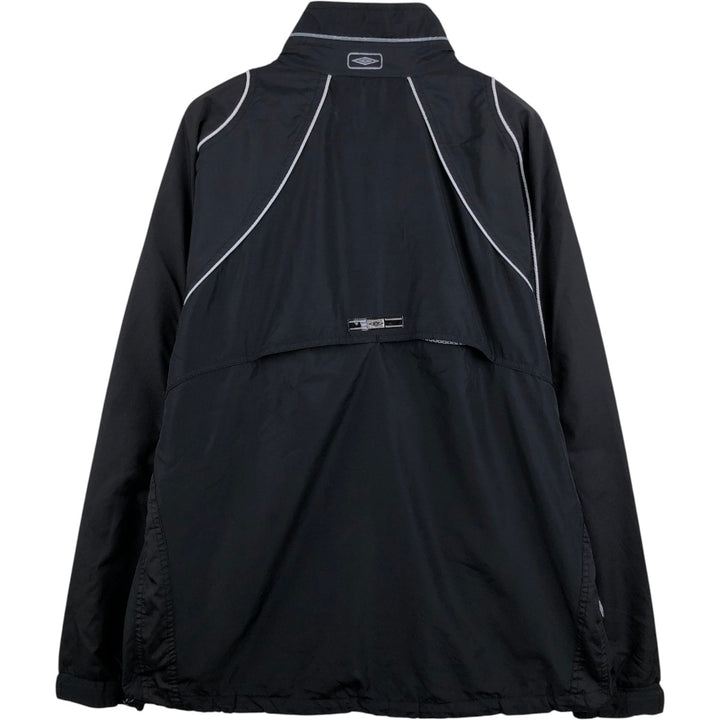 UMBRO Windbreaker, Men's M size polyester black type Vintage Second Hand