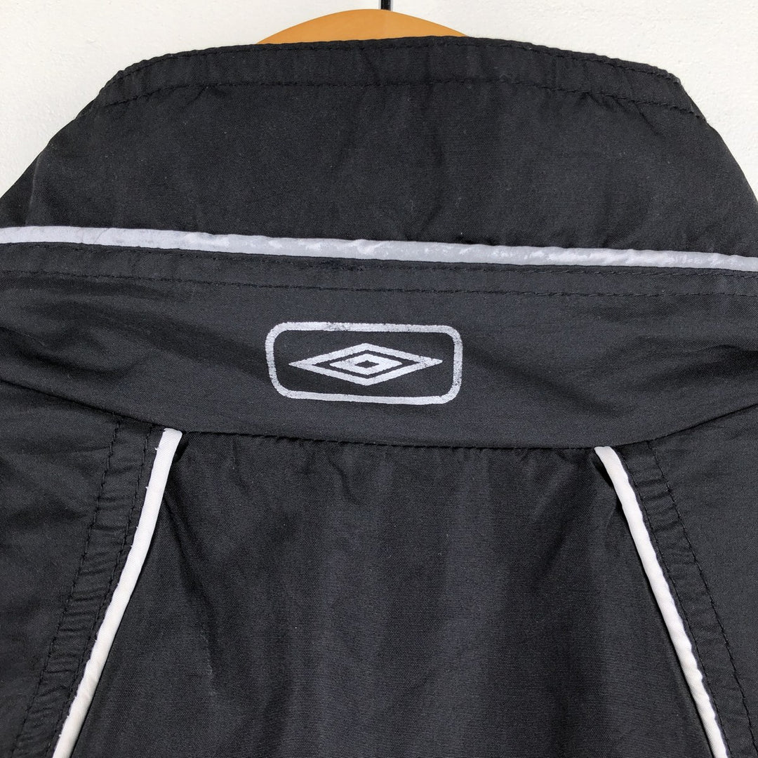 UMBRO Windbreaker, Men's M size polyester black type Vintage Second Hand