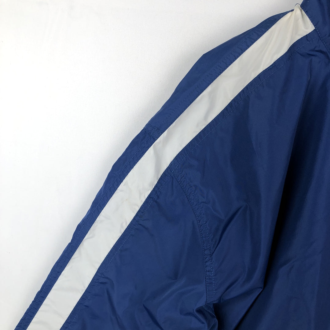 90'S Nike collared windbreaker, men's size XL equivalent, vintage. polyester blue type Vintage Second Hand