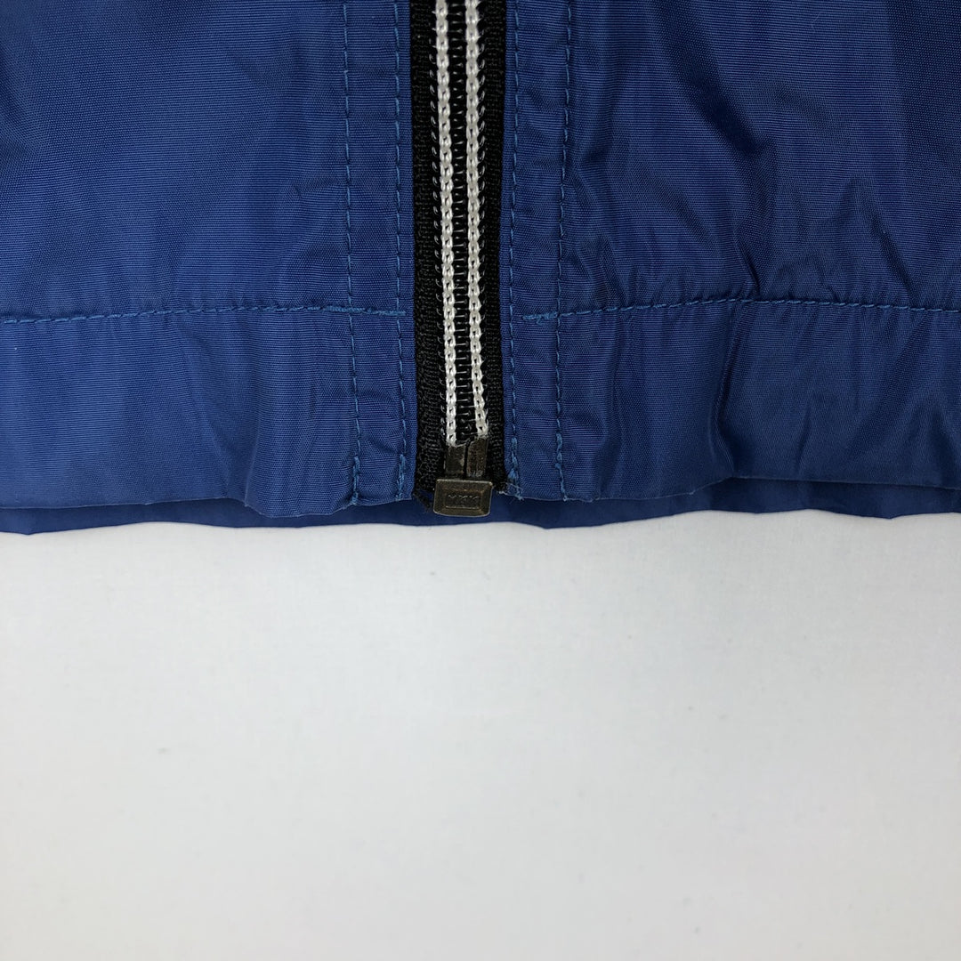 90'S Nike collared windbreaker, men's size XL equivalent, vintage. polyester blue type Vintage Second Hand